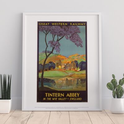 Tintern Abbey In The Wye Valley - 11X14” Premium Art Print