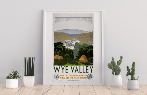 Wye Valley - 11X14” Premium Art Print
