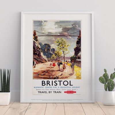 Bristol, Romantic Centre - 11X14” Premium Art Print