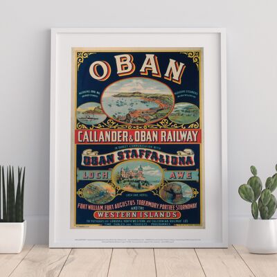 Callander & Oban Railway - 11X14” Premium Art Print