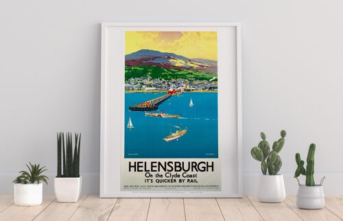 Helensburgh On The Clyde Coast - 11X14” Premium Art Print