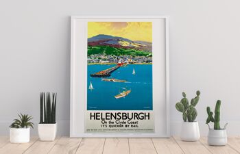 Helensburgh sur la côte de Clyde - 11X14" Premium Art Print