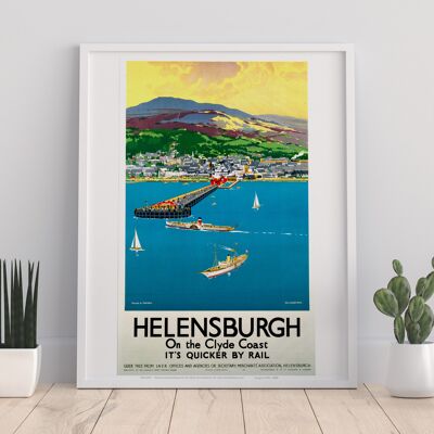 Helensburgh On The Clyde Coast - 11X14” Premium Art Print