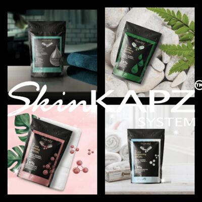 SkinKAPZ Challenge: COMPLETE KIT for 4 weeks -1 treatment per week