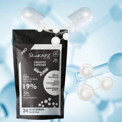 SkinKAPZ System Siero viso Illuminante Capsule 24 pz