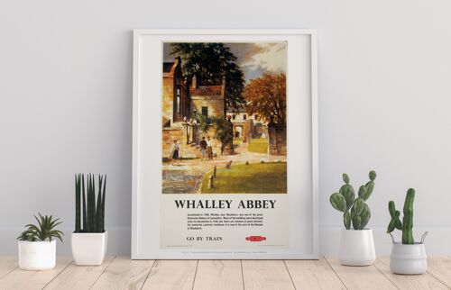 Whalley Abbey, Nr. Blackburn Lancashire - Premium Art Print