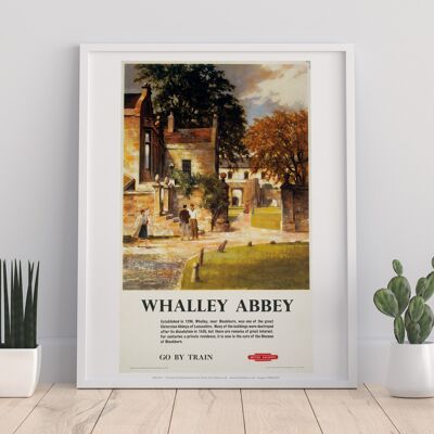 Whalley Abbey, Nr. Blackburn Lancashire - Premium Art Print