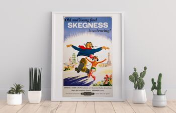 Vieux et jeune Skegness - 11X14" Premium Art Print