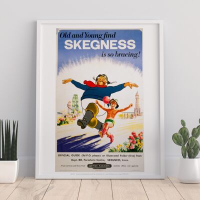 Old And Young Skegness - 11X14” Premium Art Print