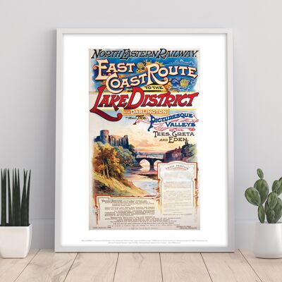 East Coast Route To The Lake District Art Print