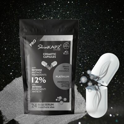 SkinKAPZ System Platinum Anti-Aging-Gesichtsserum Kapseln 24 Stk