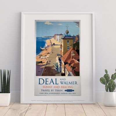 Deal And Walmer Sunny And Bracing - 11X14” Premium Art Print