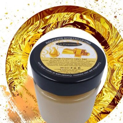 Exfoliante Corporal Ácido Hialurónico Oro 24k 300 g