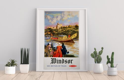 Windsor - River Thames - 11X14” Premium Art Print