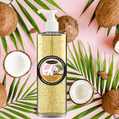 Coconut, papaya & almond massage oil 500 ml