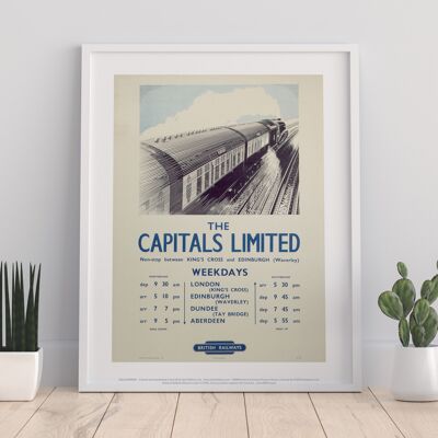 The Capitals Limited - Edinburgh, Dundee, Aberdeen Art Print