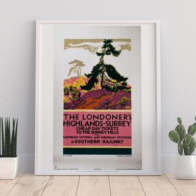The Londoner's Highlands - Surrey - 11X14” Premium Art Print