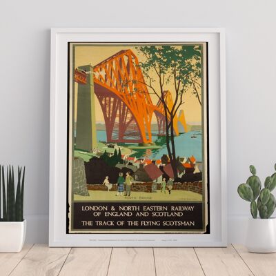 River Forth Scotland - The Flying Scotsman Art Print