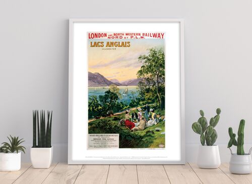 Lacs Anglais, Ullswater - 11X14” Premium Art Print