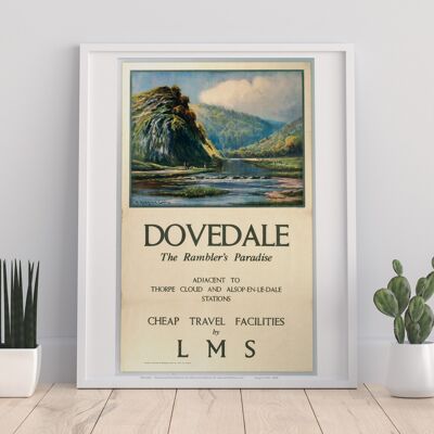 Dovedale - Thorpe Cloud And Alsop-En-Le-Dale Lms Art Print