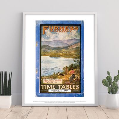 Furness Railway, Windermere - 11X14” Premium Art Print