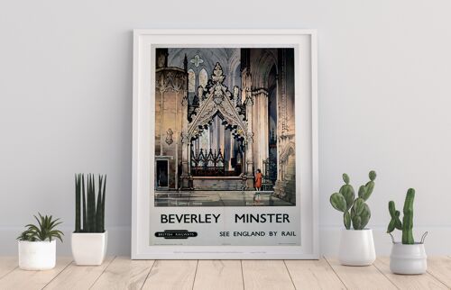 Beverley Minster - The Percy Tomb - 11X14” Premium Art Print