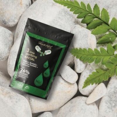 SkinKAPZ 3 étape en 1 purifiant (peeling + masque + beurre visage)