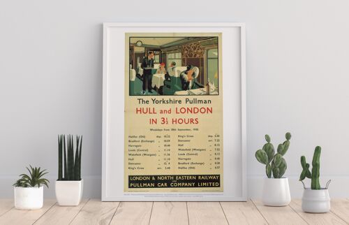 The Yorkshire Pullman - Hull And London - Premium Art Print