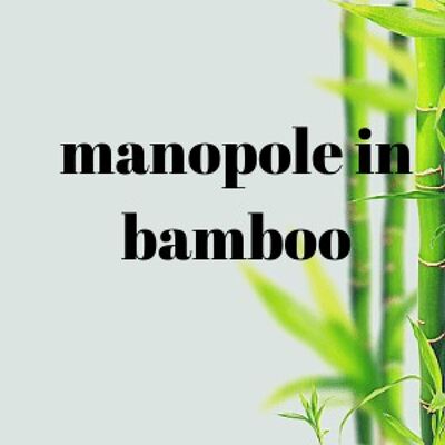 Manopole massaggio in puro bamboo
