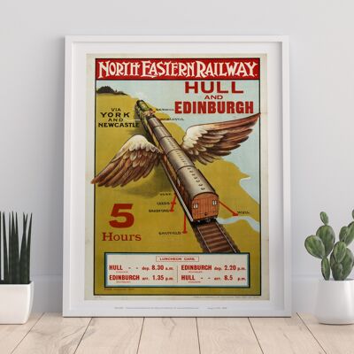 Hull And Edinburgh North Eastern Railway - 11X14” Art Print