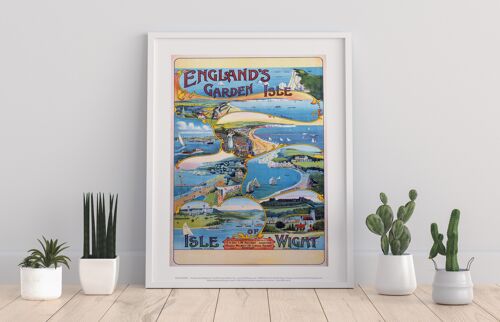 Isle Of Wight - England's Garden Isle - Premium Art Print