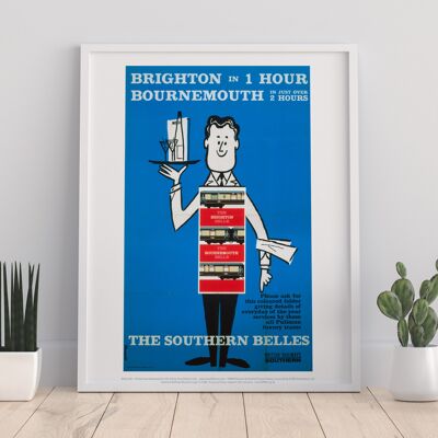 Southern Belles - Brighton And Bournemouth - Art Print