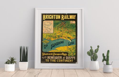 Brighton Railway Newhaven And Dieppe - Premium Art Print