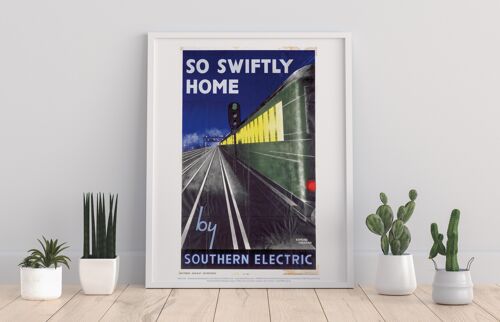 So Swiftly Home Southern Electric - 11X14” Premium Art Print