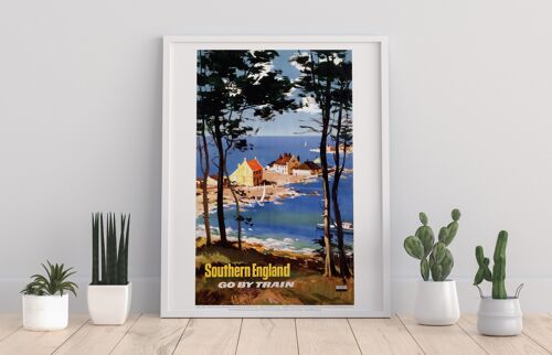 Southern England Go By Train - 11X14” Premium Art Print