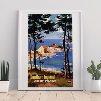 Southern England Go By Train - 11X14” Premium Art Print