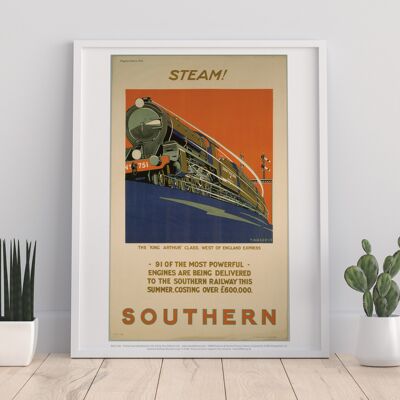 Steam! Southern Railway - 11X14” Premium Art Print