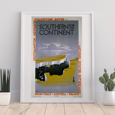 Southern For The Continent - 11X14” Premium Art Print