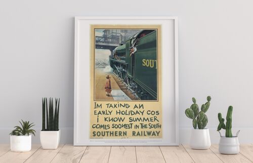 Summer Comes Soonest - Southern Railway Art Print