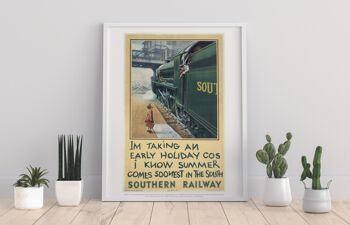 L'été arrive le plus tôt - Southern Railway Impression artistique