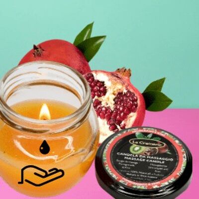 Pomegranate and Kiwi Candle Butter 50ml