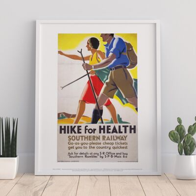 Hike For Health Southern Railway - 11X14” Premium Art Print