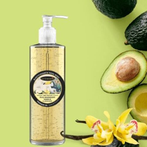 Olio da massaggio vaniglia & avocado 500 ml