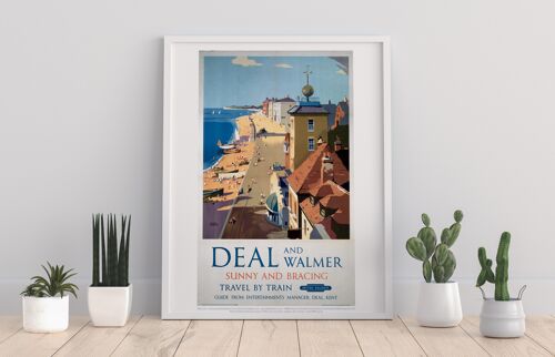 Deal And Walmer - Sunny And Bracing - Premium Art Print