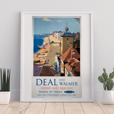 Deal And Walmer - Sunny And Bracing - Premium Art Print