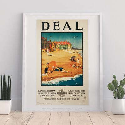 Deal By The Beach - 11X14” Premium Art Print