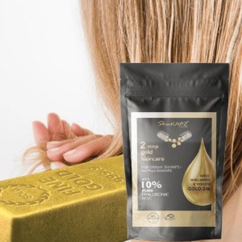 SkinKAPZ shampoo solido oro volume e brillantezza 50g