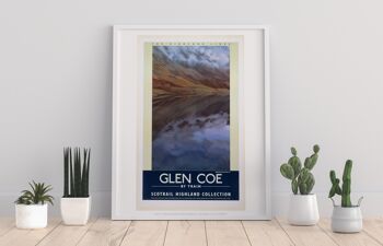 Glen Coe en train Highland Lines - 11X14" Premium Art Print