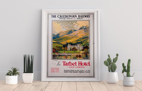 Caledonian Railway Tarbet Hotel - 11X14” Premium Art Print