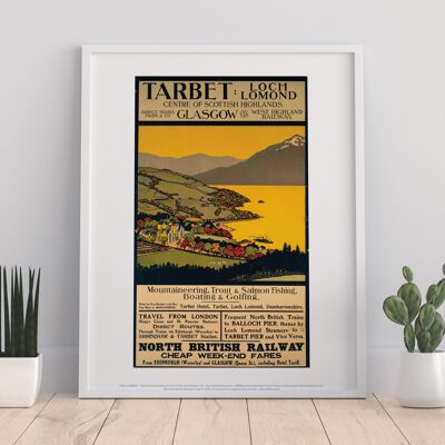 Tarbet Loch Lomond - 11X14” Premium Art Print